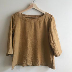 NotPerfectLinen Long Sleeve Linen Shirt